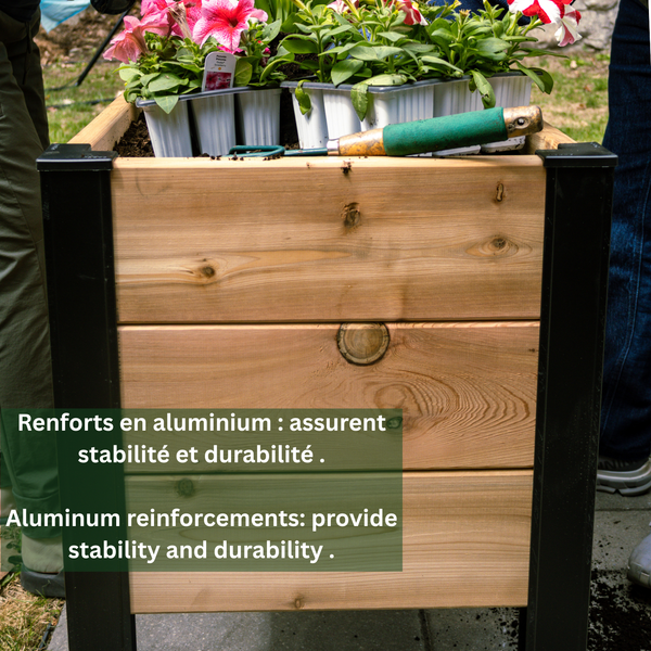 11-inch Cedar Wood Planter Box | Korto Structures