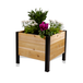 23-inch Cedar and Aluminum Raised Planter Box
