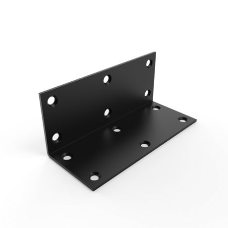 90° Corner Brace - 3" x 3" x 7" - Thick 1/8" | Conical Holes