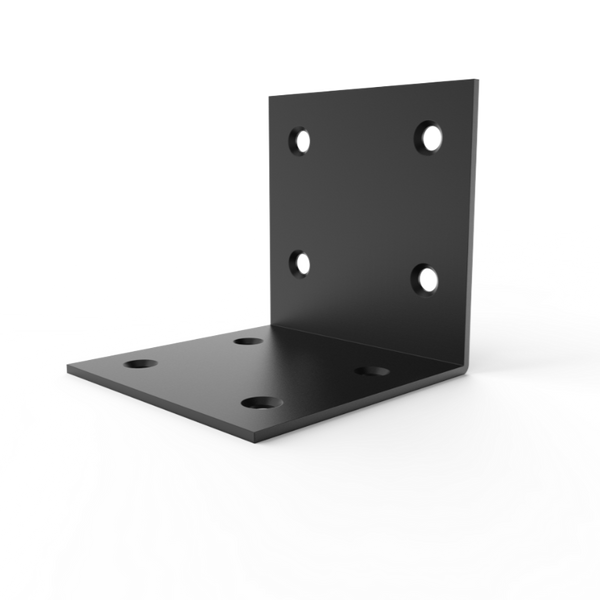 90 degrees Corner Brace 4" x 4" x 4" Thick 1/8" Conical Holes
