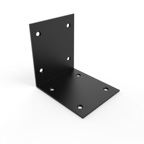 90° Corner Brace - 6" x 6" x 5" - Thick 1/8" | Conical Holes
