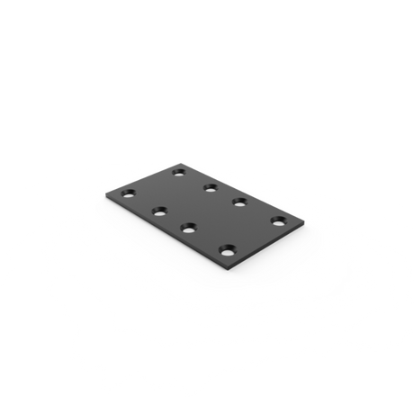 Connector Plate - 3" x 5½" - Thick 1/8" | Conical Holes