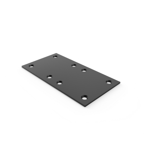 Connecteur plat  4" x 8" - Épaisseur de 1/8" | Trous coniques