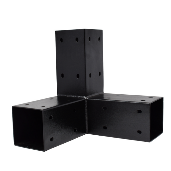 Uxcell 4-Pack 45° Angle Aluminum Corner Brackets – For 2020 Series Profiles, 14x60mm, Black Anodized, Internal Joint Connectors For 3D Printers, CNC & Frames