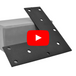 "L" Connector Plate - 3" x 9½" x 9½" - Thick 3/16"