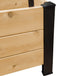 Elevated planter box corner from korto