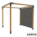 Shade sail and pergola