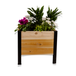 23-inch Cedar and Aluminum Raised Planter Box