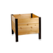 23-inch Cedar and Aluminum Raised Planter Box