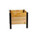 23-inch Cedar and Aluminum Raised Planter Box
