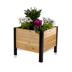 Jardinière Surélevée en Cèdre et Aluminium 23 po