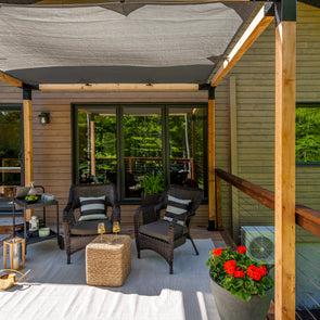 Free standing wood pergola