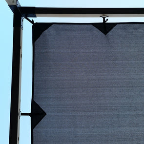 Korto Pergola Shade sail charcoal color