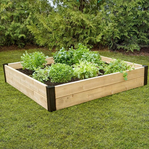 11-inch Cedar and Aluminum Planter Box