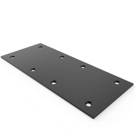Connector Plate - 5" x 11-¾" - Thick 1/8" | Conical Holes