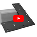 "L" Connector Plate - 3" x 9½" x 9½" -  Thick 3/16"