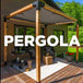 Deluxe Pergola Kit With Premium Cedar