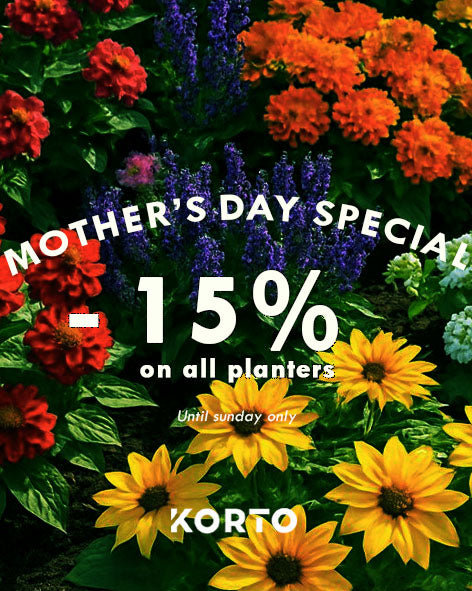 Special Mother's Day — 15% off all planter boxes